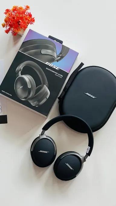 Bose Wireless Over-Ear Bluetooth Headphones with Active Noise Cancellation, Deep Bass Stereo Sound, Built-in Mic, Foldable Premium Comfort Headset for Music Calls Travel thumbnail 2