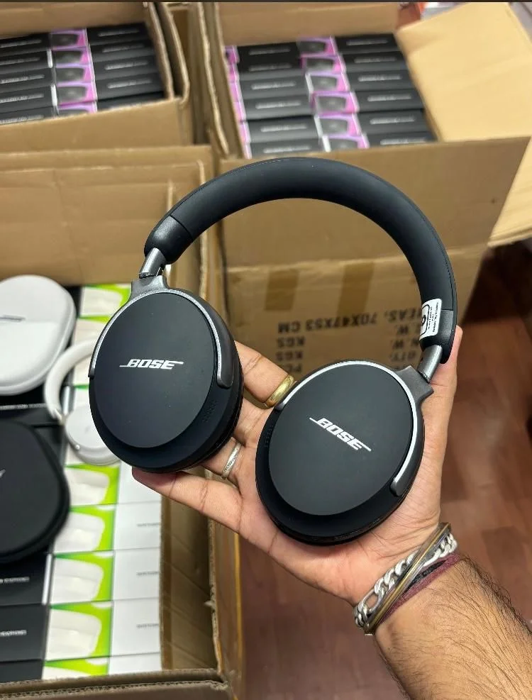 Bose Wireless Over-Ear Bluetooth Headphones with Active Noise Cancellation, Deep Bass Stereo Sound, Built-in Mic, Foldable Premium Comfort Headset for Music Calls Travel image 1