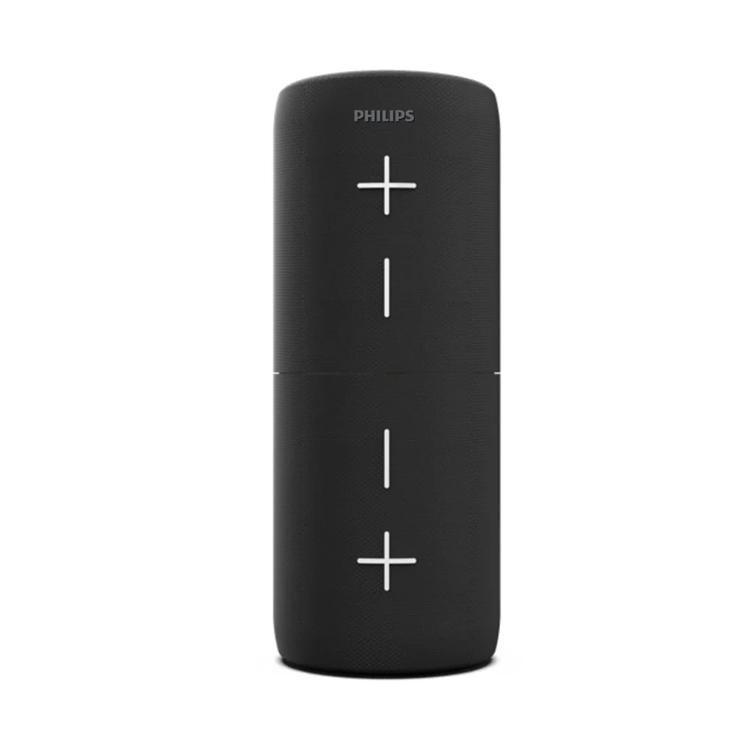 Philips TAS4400BK/94 Wireless Bluetooth Speaker, 40W, 8H Playtime, 52mm Driver, IPX4 Resistant, LED Indicator, 3600mAh Battery, USB-C Charging, TWS/AUX/TF Input image 1