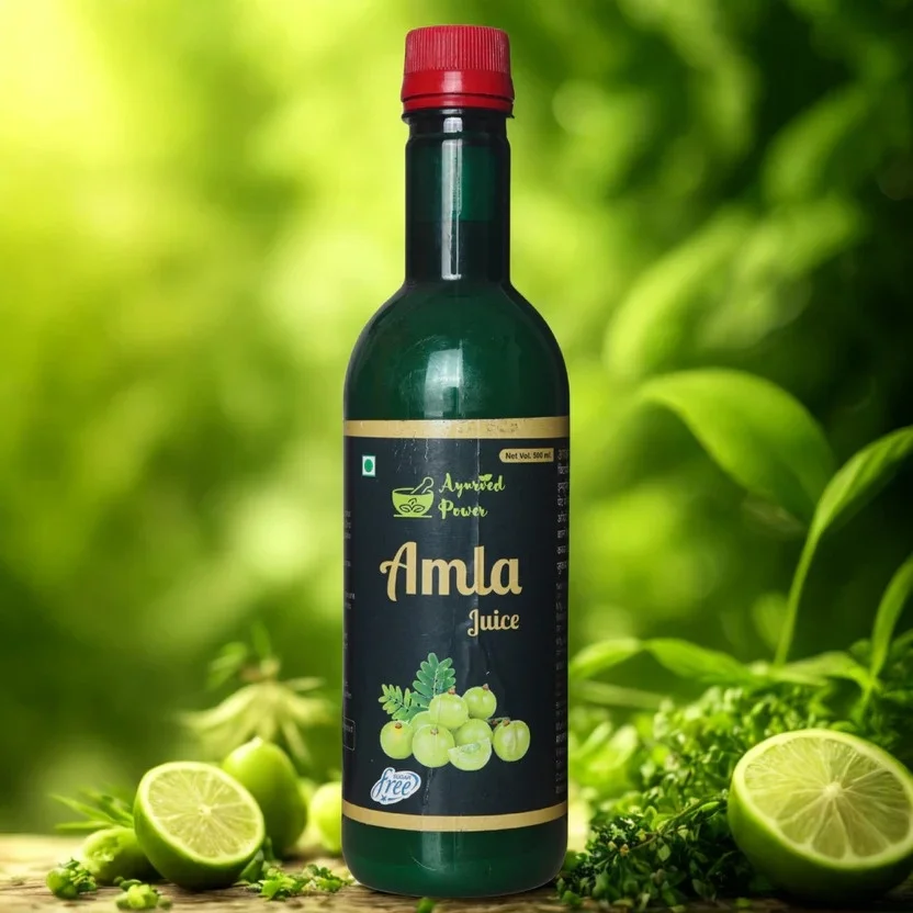 Amla Juice Natural Immunity Booster Cold Pressed Indian Gooseberry Drink Rich in Vitamin C Antioxidants Digestion Detox Skin Hair Wellness Daily Herbal Elixir image 1