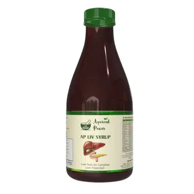 Ayurvedic Liver Support Detox Syrup 200 ml AP Liv Syrup Herbal Tonic for Liver Health Digestion Metabolism Appetite Detoxification Fatty Liver Aid Natural Liver Cleanse Support thumbnail 2