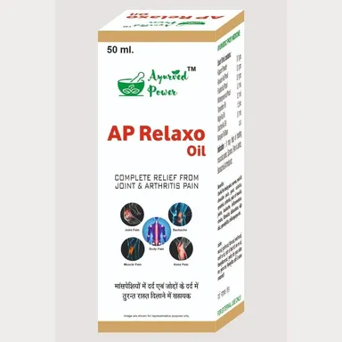 AP Relaxo Pain Relief Oil for Joint Pain & Muscle Stiffness | Ayurvedic Herb Extracts Deep Soothing Oil for Backache, Knee Dard & Sprain | Fast Acting Rub‑on Relief thumbnail 1