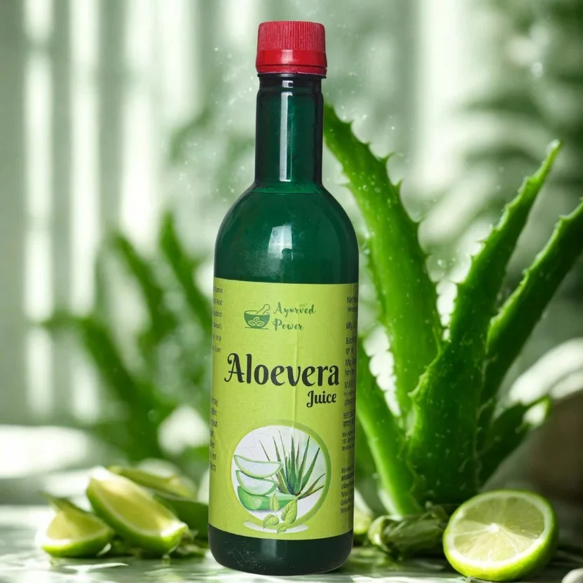 Ayurved Power Aloe Vera Juice 500ml Ayurvedic Detox Drink for Digestion Glowing Skin Immunity Anti‑Oxidant Herbal Tonic Natural Wellness Toner image 1