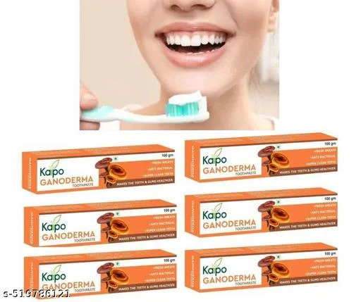 Kaipo Ganoderma Anti-Bacterial Toothpaste 100g Herbal Oral Care Toothpaste for Fresh Breath Healthy Teeth & Daily Dental Protection image 1