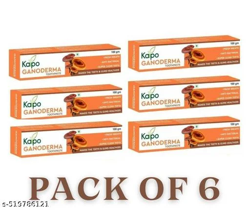 Kaipo Ganoderma Anti-Bacterial Toothpaste 100g Herbal Oral Care Toothpaste for Fresh Breath Healthy Teeth & Daily Dental Protection image 2