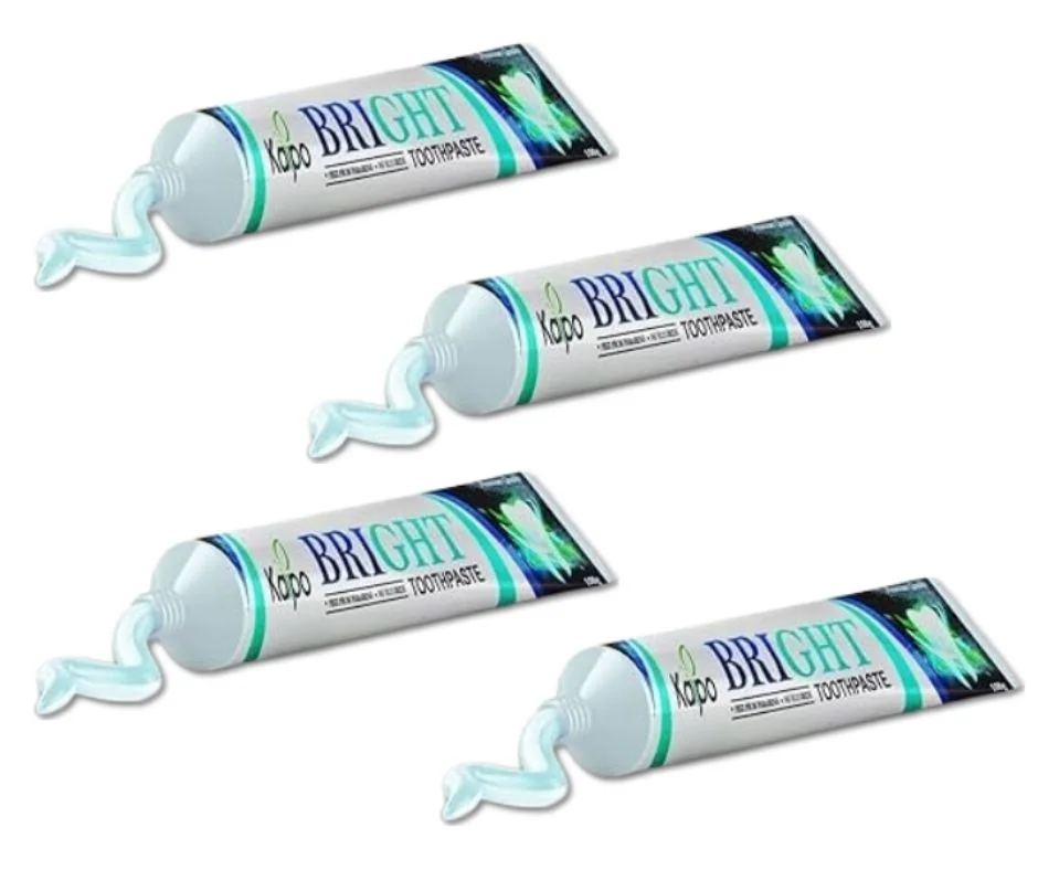 KAIPO Bright Advanced Whitening Toothpaste with Fluoride Protection, Cavity Defense, and Fresh Mint Formula | 100g image 3