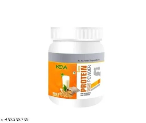 KEVA Premium Soya Protein Powder | High-Protein, Plant-Based Nutrition for Muscle Growth & Wellness, 200g image 2