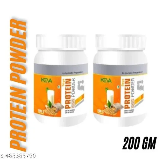 2 KEVA Premium Soya Protein Powder | 200g | High-Protein, Plant-Based Nutrition for Muscle & Fitness Support image 1