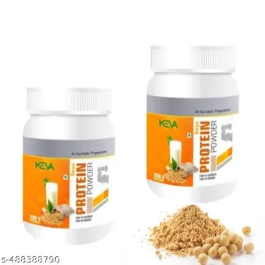 2 KEVA Premium Soya Protein Powder | 200g | High-Protein, Plant-Based Nutrition for Muscle & Fitness Support thumbnail 2