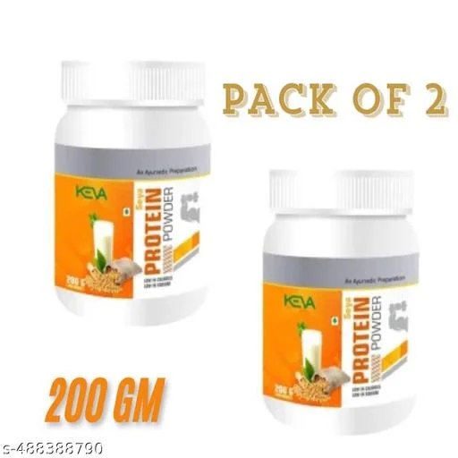 2 KEVA Premium Soya Protein Powder | 200g | High-Protein, Plant-Based Nutrition for Muscle & Fitness Support image 2