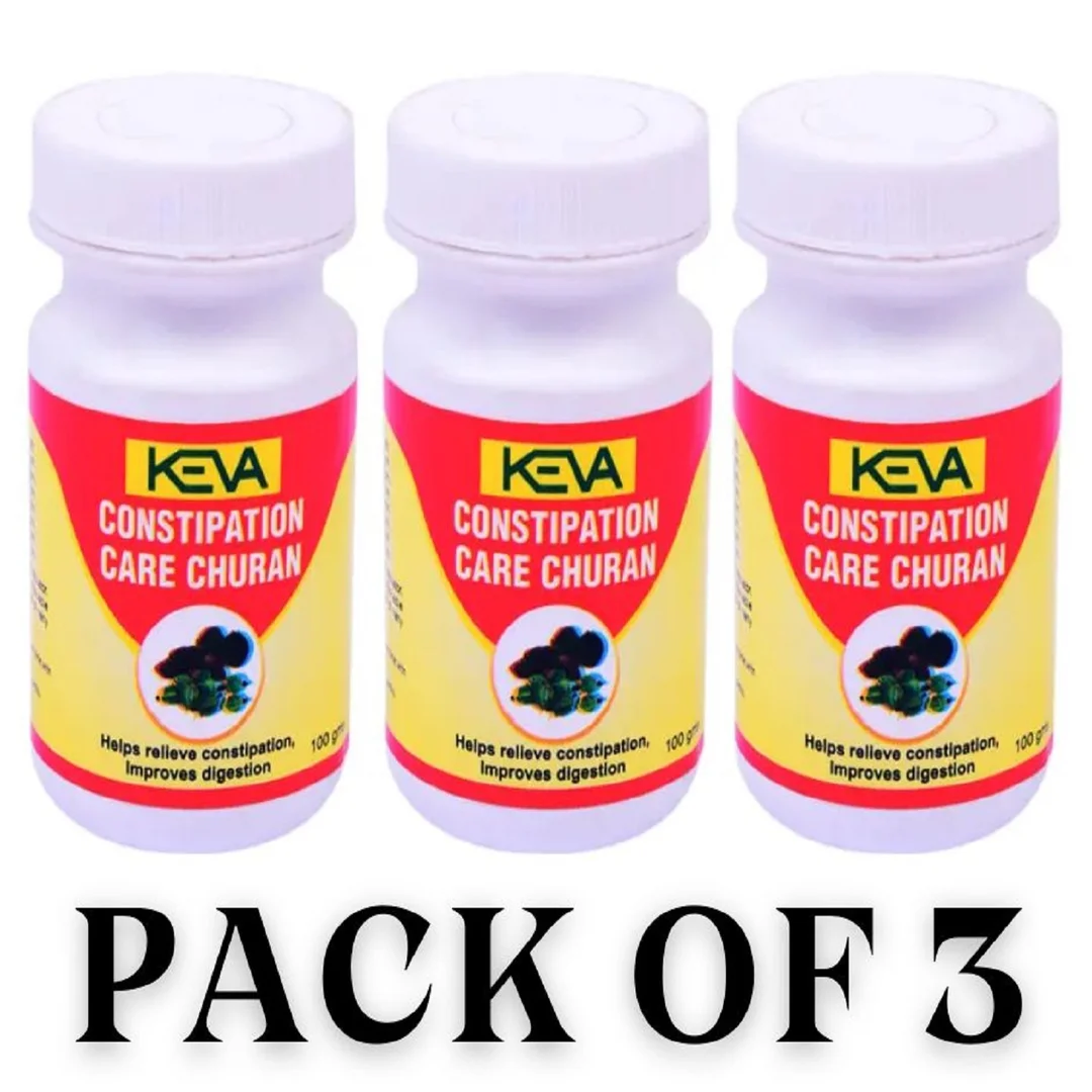 KEVA Constipation Care Churan |Natural Digestive Relief | 100g Herbal Powder for Healthy Bowel Movements image 1