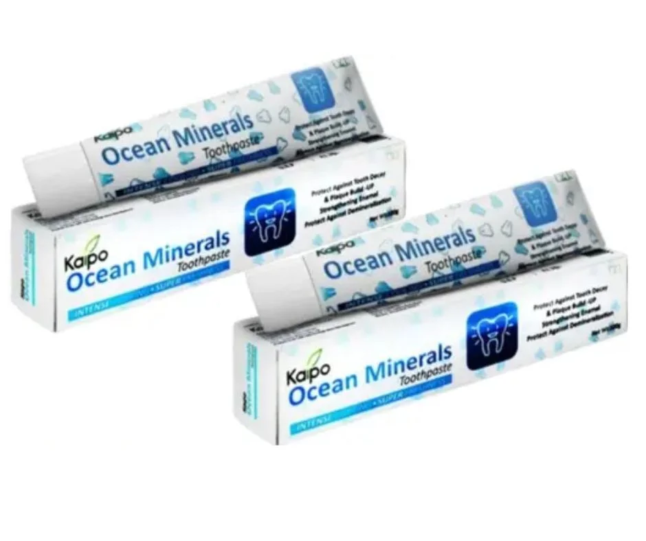 Kaipo Ocean Minerals Whitening & Strengthening Toothpaste with Natural Sea Minerals for Healthy Gums, Fresh Breath, and Cavity Protection – 100g image 3