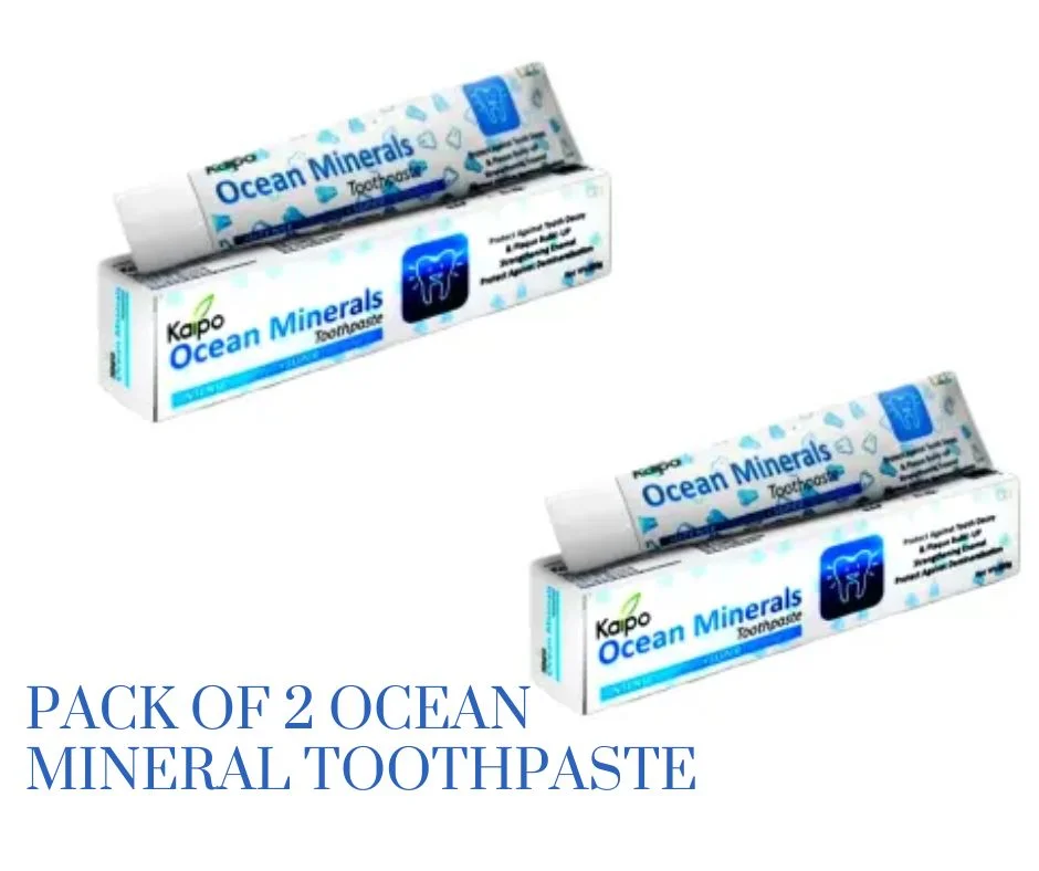 Kaipo Ocean Minerals Whitening & Strengthening Toothpaste with Natural Sea Minerals for Healthy Gums, Fresh Breath, and Cavity Protection – 100g image 2