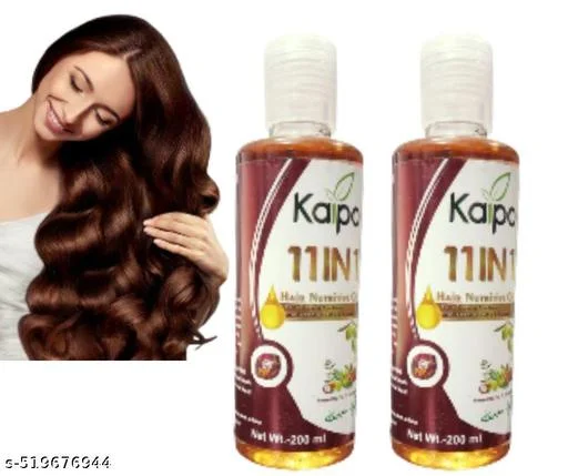 2 KAIPO 11 IN 1 HAIR NUTRITIVE OIL 200ML (NON-STICK & NON CREASY WITH GOODNESS OF 11 NATURAL OILS) image 3
