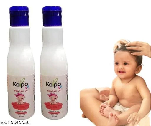 Kaipo Gentle Nourishing Baby Hair Oil with Natural Herbs & Vitamins | 200ml Soothing & Strengthening Formula for Soft, Healthy, and Shiny Hair image 1