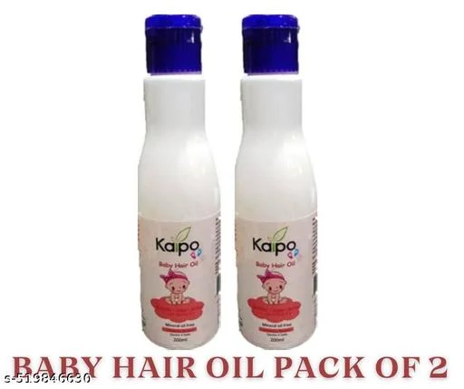 Kaipo Gentle Nourishing Baby Hair Oil with Natural Herbs & Vitamins | 200ml Soothing & Strengthening Formula for Soft, Healthy, and Shiny Hair image 2
