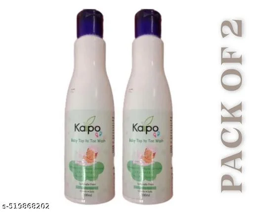 Kaipo Gentle Baby Top-to-Toe Wash | Tear-Free, Mild & Soothing Formula for Sensitive Skin, 200ml image 2