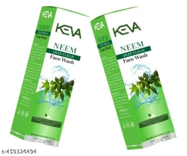 KEVA Neem DeepClean Purifying Face Wash 100g thumbnail 1