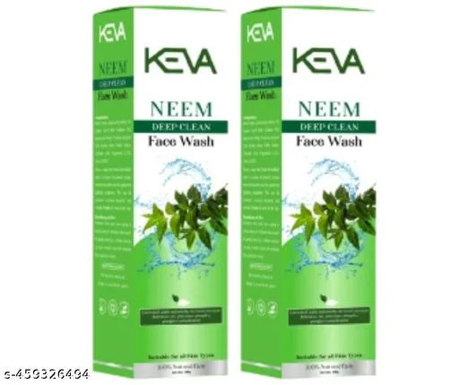 KEVA Neem DeepClean Purifying Face Wash 100g image 1
