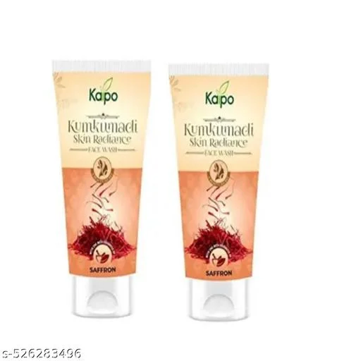 Kaipo Kumkumadi Skin Radiance Saffron Infused Brightening Face Wash | 100ml | Deep Cleansing & Glowing Skin Formula image 2