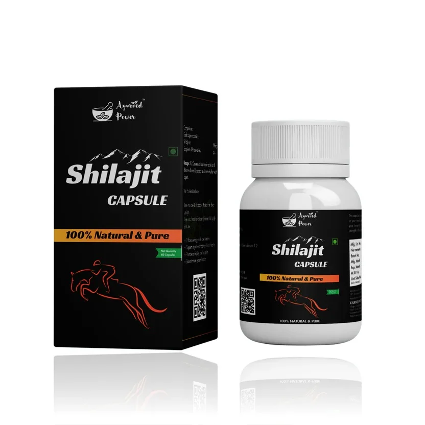Pure Himalayan Shilajit Capsules 500mg Ayurvedic Energy Stamina Vitality Supplement for Men Women Natural Fulvic Acid Mineral Complex Strength Immunity Testosterone Support image 1