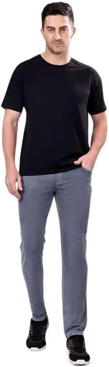 Men Black Cotton Blend Drawstring Track Pant with Side Pockets Regular Fit Comfortable Gym Workout Daily Wear Casual Bottomwear Dark Drey 34 image 5