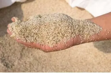 Natural River Sand for Puja Havan Rituals Decoration Aquarium Gardening Terrarium Soil Mix Pure Clean Fine Texture White River Sand 5kg Pack thumbnail 2