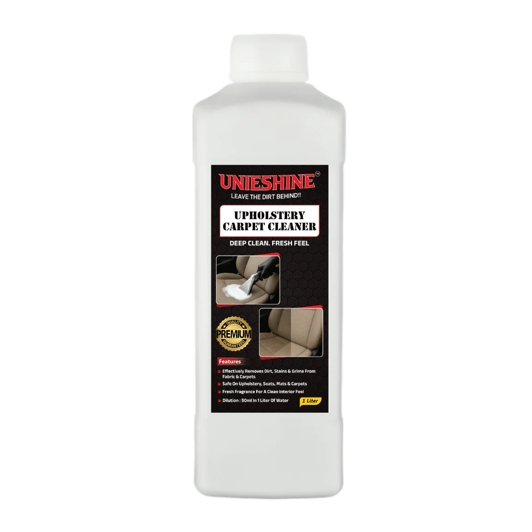 UNIESHINE Upholstery & Carpet Cleaner 1L – Concentrate Makes Up to 20L | Car Interior, Sofa, Carpet & Roof Lining Cleaner | Deep Stain Remover & Multi-Surface Fabric Cleaning Solution with Fresh Fragrance image 1