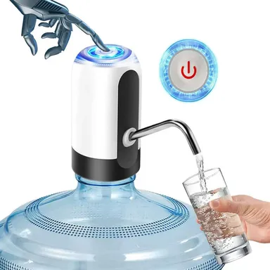 Automatic Electric Water Can Dispenser Pump for 20 Litre Bottle with USB Charger Portable Rechargeable Water Pump Dispenser for Home Office Kitchen Drinking Water Can |Pack of 1 thumbnail 4