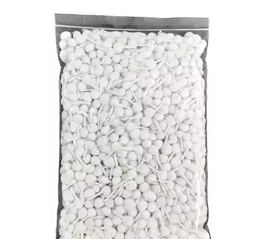 Cotton Wick Diya Batti Pack of 500 Pure Cotton Handmade Puja Jyot Batti for Diwali Aarti Mandir Oil Lamp Cotton Wicks for Temple Pooja Deepak Batti image 2
