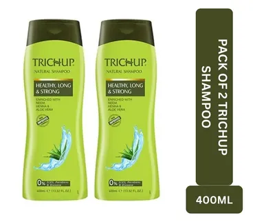 2 TRICHUP HEALTHY, LONG & STRONG NATURAL SHAMPOO 400ML thumbnail 2