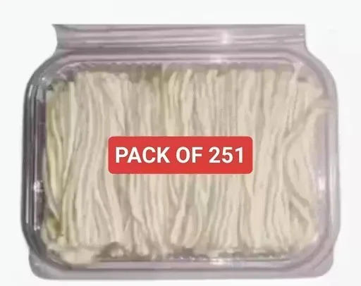 Pure Cotton Diya Batti Pack of 251 Long Cotton Wicks for Puja, Temple Use, Aarti Diya Jyot Batti for Daily Worship, Navratri, Diwali Oil Lamp Cotton Wick image 1