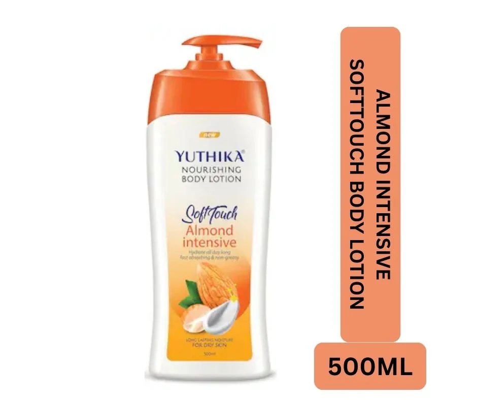 1 YUTHIKA ALMOND INTENSIVE SOFTTOUCH NOURISHING BODY LOTION 500ML image 3