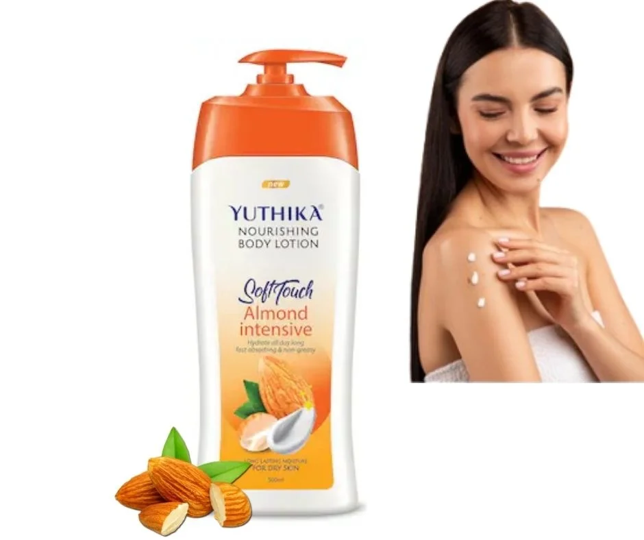 1 YUTHIKA ALMOND INTENSIVE SOFTTOUCH NOURISHING BODY LOTION 500ML image 1