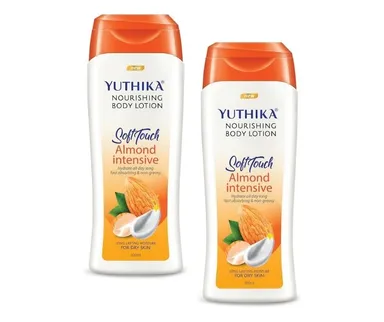 2 YUTHIKA  ALMOND INTENSIVE NOURISHING SOFTTOUCH  BODY LOTION 300ML thumbnail 1