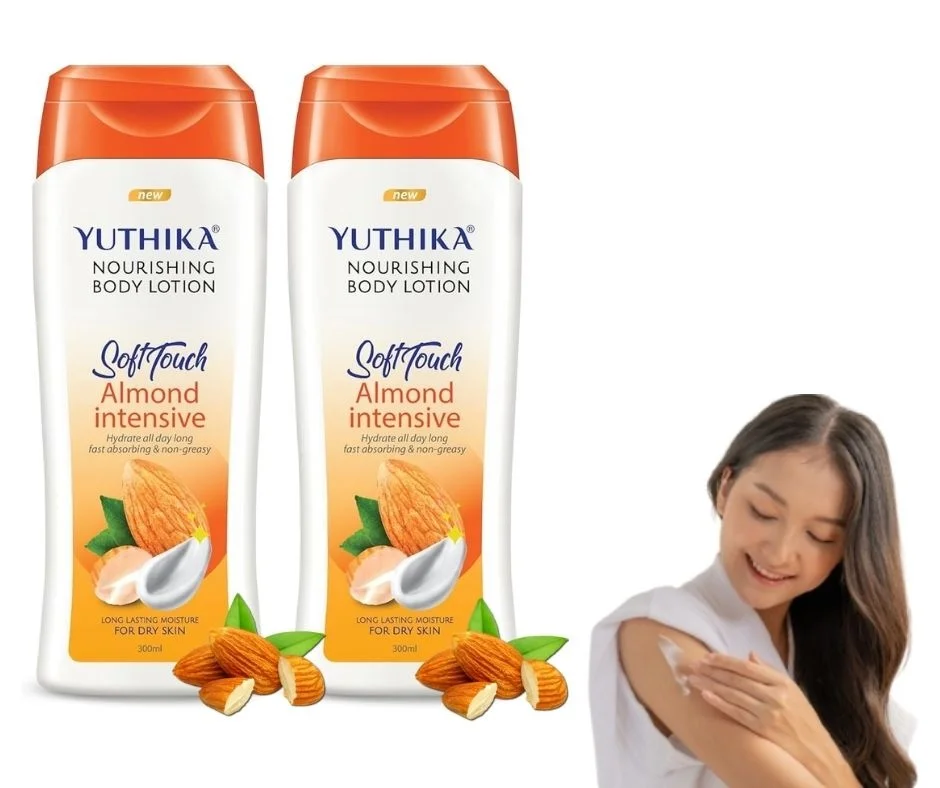 2 YUTHIKA ALMOND INTENSIVE NOURISHING SOFTTOUCH BODY LOTION 300ML image 1