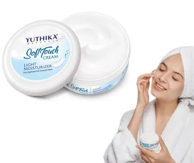 1 YUTHIKA NATURALS LIGHT MOISTURIZER SOFTTOUCH CREAM 300ML thumbnail 1