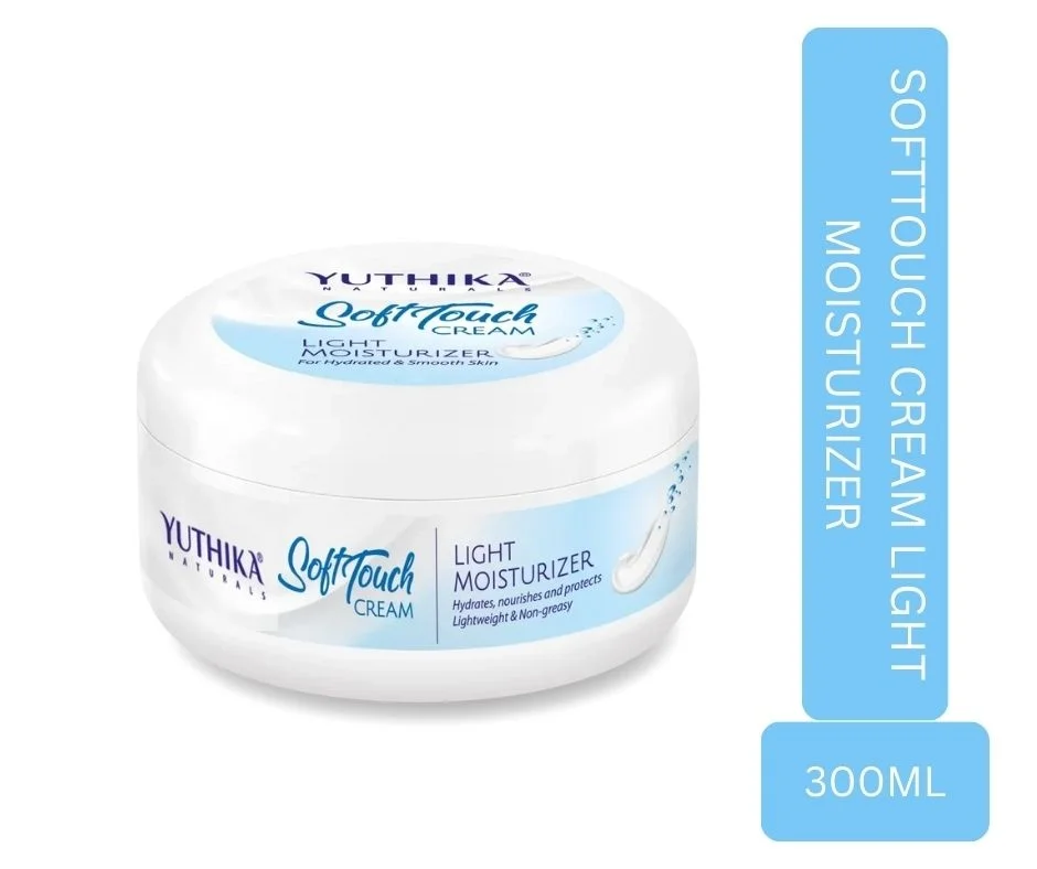 1 YUTHIKA NATURALS LIGHT MOISTURIZER SOFTTOUCH CREAM 300ML image 4