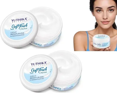 2 YUTHIKA NATURALS LIGHT MOISTURIZER SOFTTOUCH CREAM 300ML thumbnail 1
