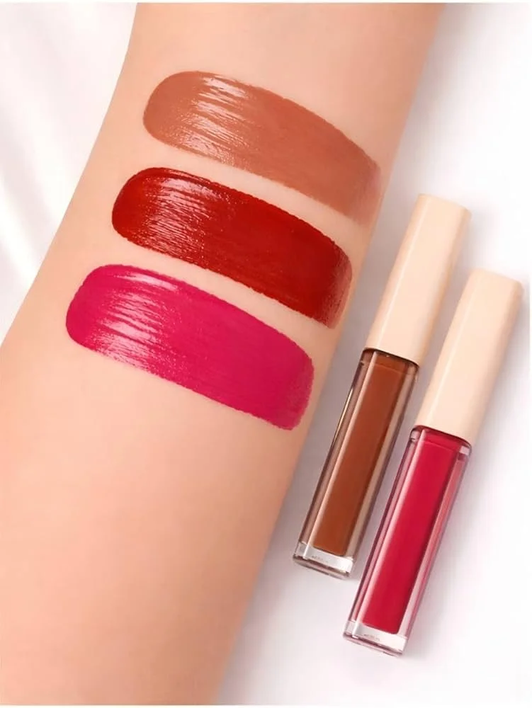 Liquid Lipsticks Waterproof Red & Nude Collection for Women | Long-Lasting Matte Finish, Smudge-Proof, High Pigment Makeup Set image 2