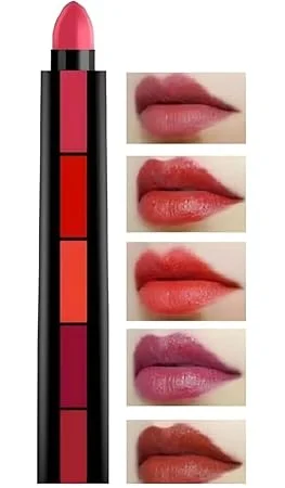 Liquid Lipsticks Waterproof Red & Nude Collection for Women | Long-Lasting Matte Finish, Smudge-Proof, High Pigment Makeup Set image 1