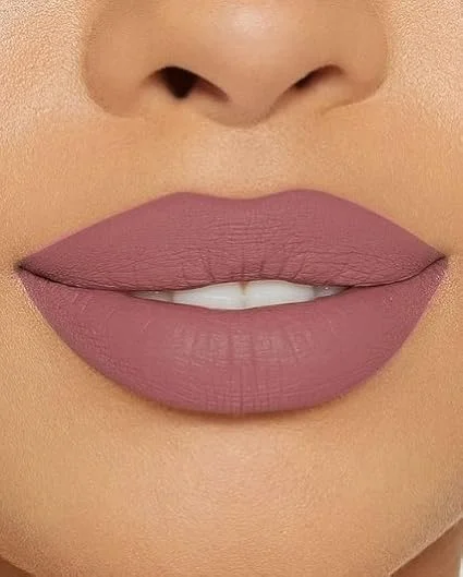 Nude Waterproof Matte Liquid Lipstick Set Long Lasting Smudge Proof Transfer Resistant Soft Natural Shades for Indian Skin Tones| 4 shades image 3