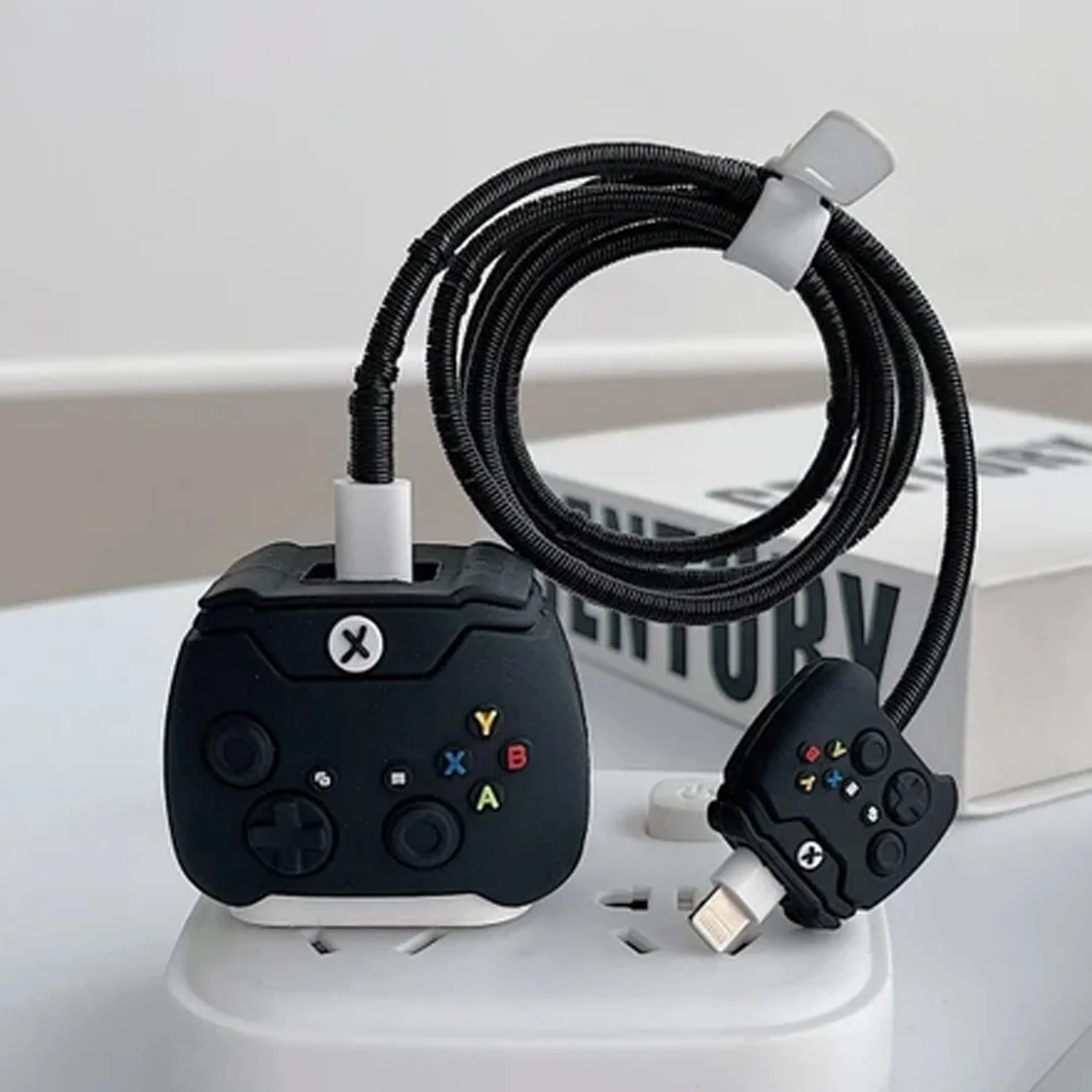 Charger Cover for Samsung 25W|25WATT Type C Adapter Full Protection SKY_TEDDY Cable Protector (Multicolor image 2