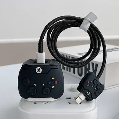 Charger Cover for Samsung 25W|25WATT Type C Adapter Full Protection SKY_TEDDY Cable Protector (Multicolor thumbnail 1