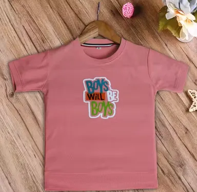Boys Will Be Boys Kids Graphic Printed T Shirt for Boys Cotton Round Neck Half Sleeve Casual Summer T Shirt for Children Boys Fashion Printed Tshirt Pink Kids Top Boys Will Be Boys Kids Graphic Printed T Shirt for Boys Cotton Round Neck Half Sleeve Casual thumbnail 0