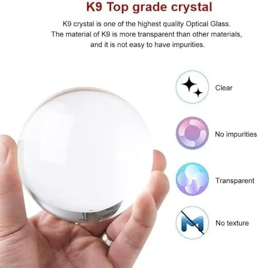 3D Dolphin Crystal Ball LED Night Lamp with Wooden Base USB Powered K9 Crystal Glass Sphere Moon Ocean Engraved Decorative Bedside Night Light Gift for Bedroom Desk Home Decor image 4