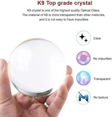 3D Dolphin Crystal Ball LED Night Lamp with Wooden Base USB Powered K9 Crystal Glass Sphere Moon Ocean Engraved Decorative Bedside Night Light Gift for Bedroom Desk Home Decor thumbnail 3