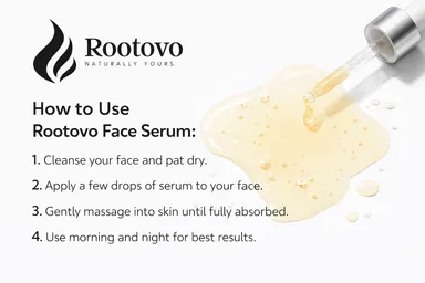 Rootovo Daily Brightening Face Serum 15% Vitamin C 5% Niacinamide with Hyaluronic Acid Skin Brightening Anti Pigmentation Hydrating Face Serum for Glowing Skin 30ml thumbnail 5