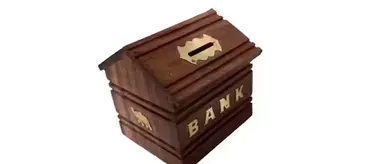 Wooden Money Saving Bank Box with Lock Slot for Kids and Adults | Handmade Wooden Piggy Bank Cash Coin Storage Box for Home Decor Gift thumbnail 3