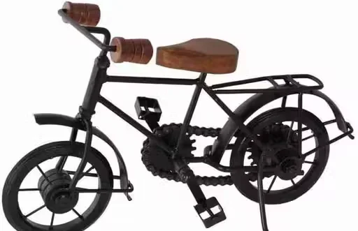 Vintage Mini Metal Bicycle Showpiece Decorative Cycle Model for Home Office Desk Shelf Decor Rustic Iron Bicycle Miniature Gift Collectible image 4
